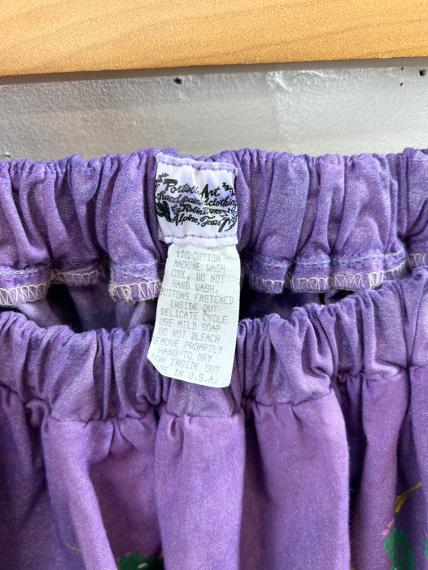 Vintage Texas Paint Skirt [H30858]