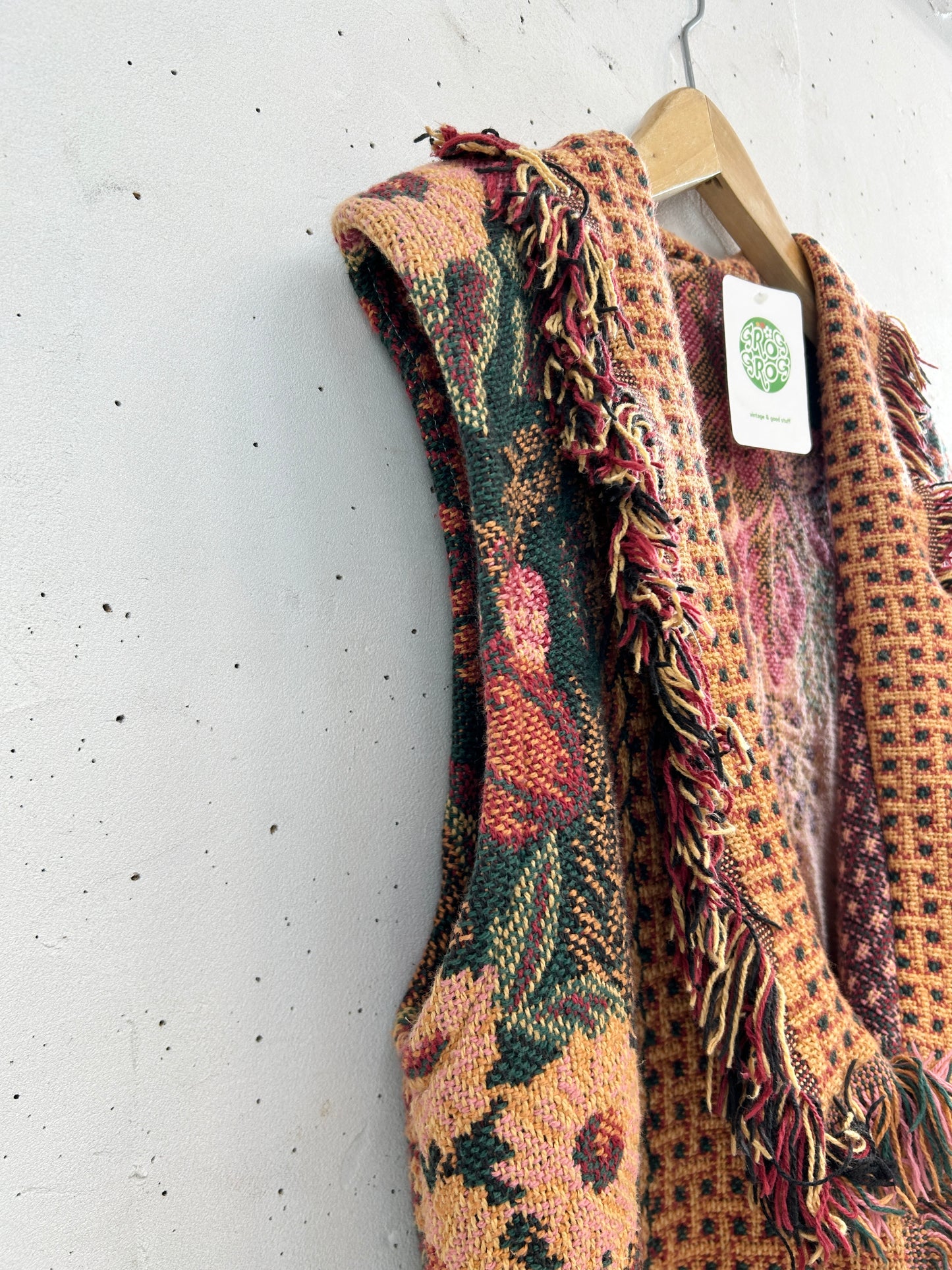 Vintage Rug Vest [A31328]