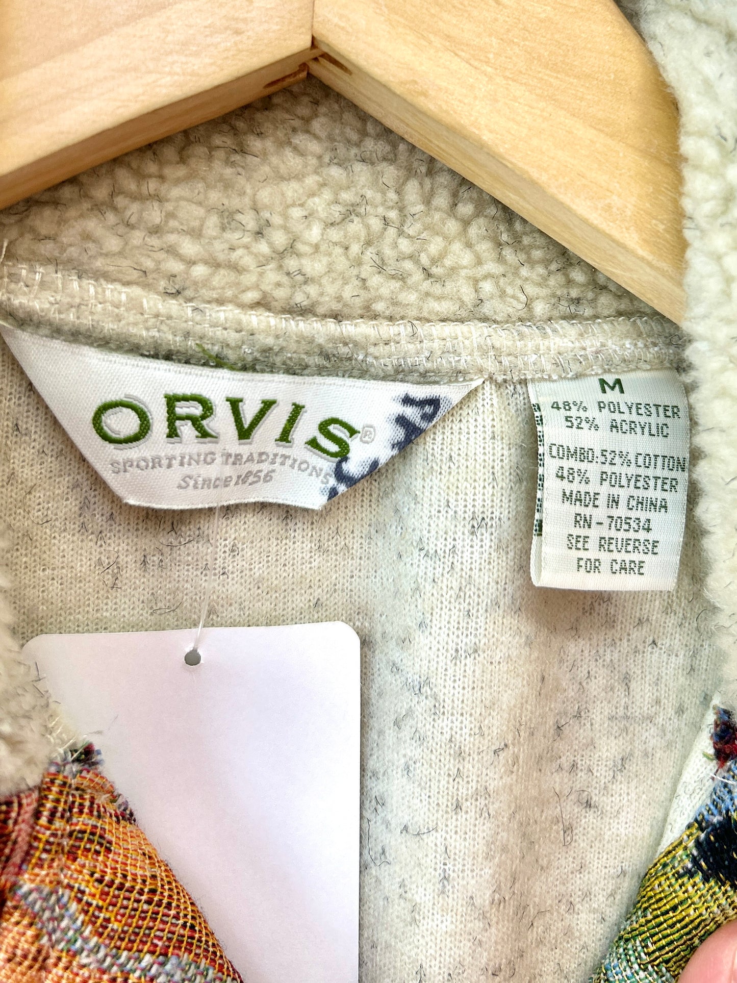 Vintage Boa Vest 〜ORVIS〜 [K30832]