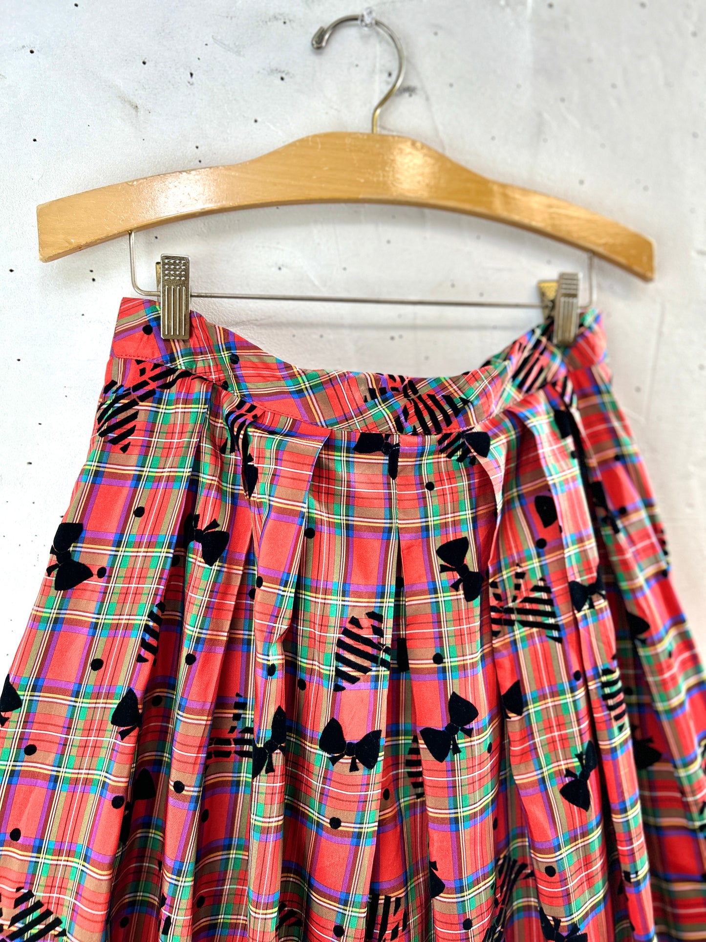 Vintage Plaid Skirt [I30106]