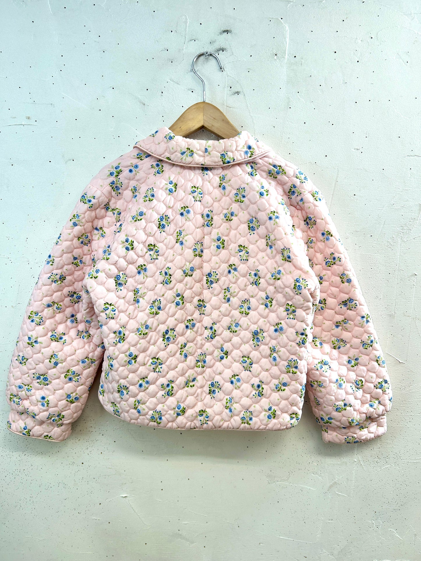 '60s Vintage Quilting Bed Jacket [L31054]
