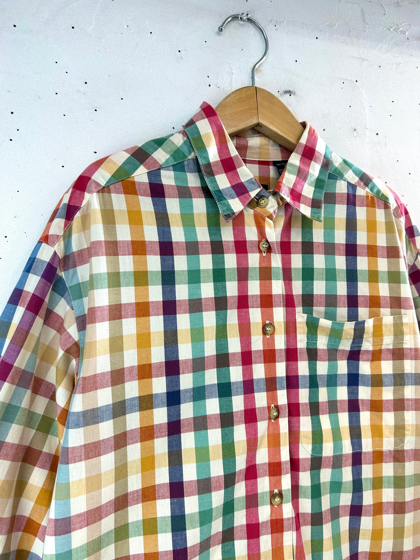 Vintage  Plaid Shirt  〜Lizsport〜[E32429]