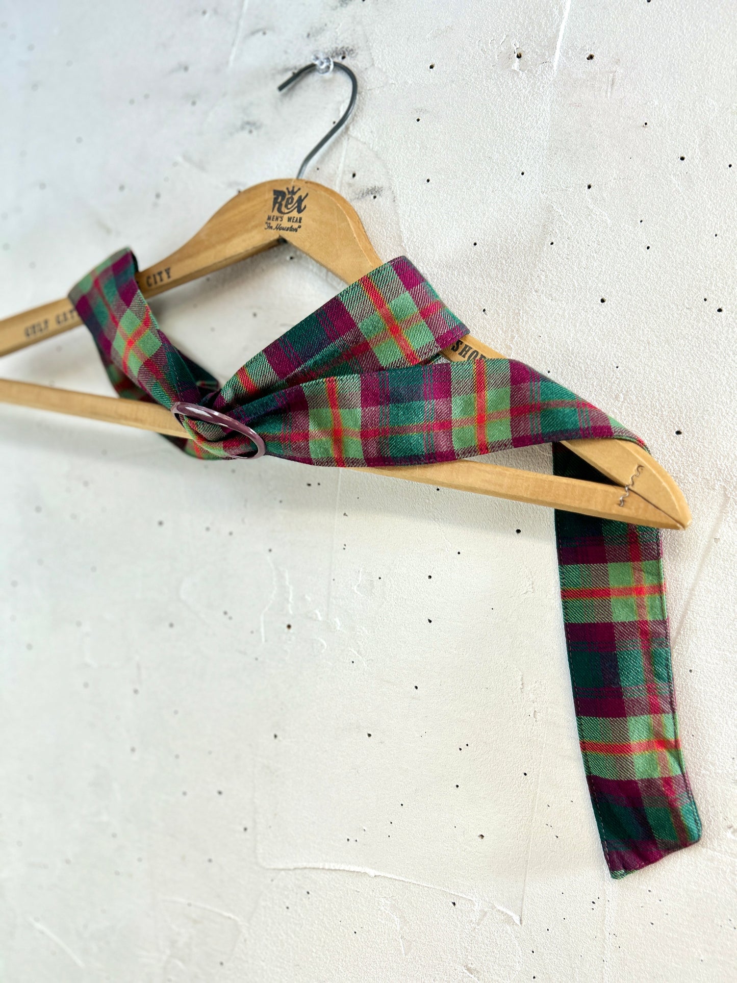 Vintage Plaid Dress MADE IN ITALY [K30894]