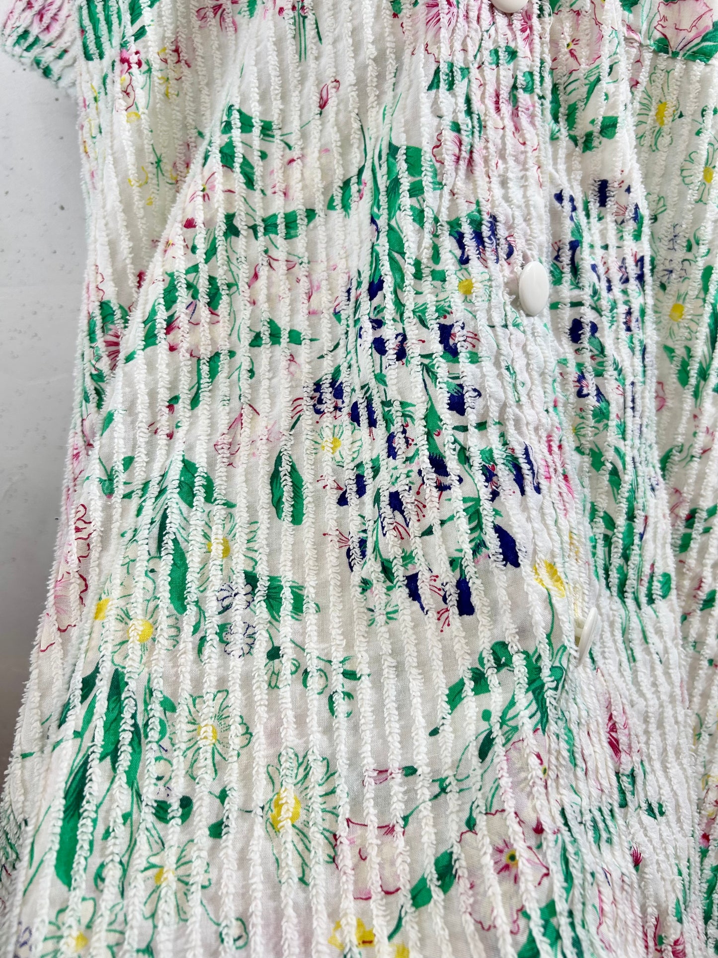 Vintage Chenille Weave Long Shirt MADE IN USA [G30670]