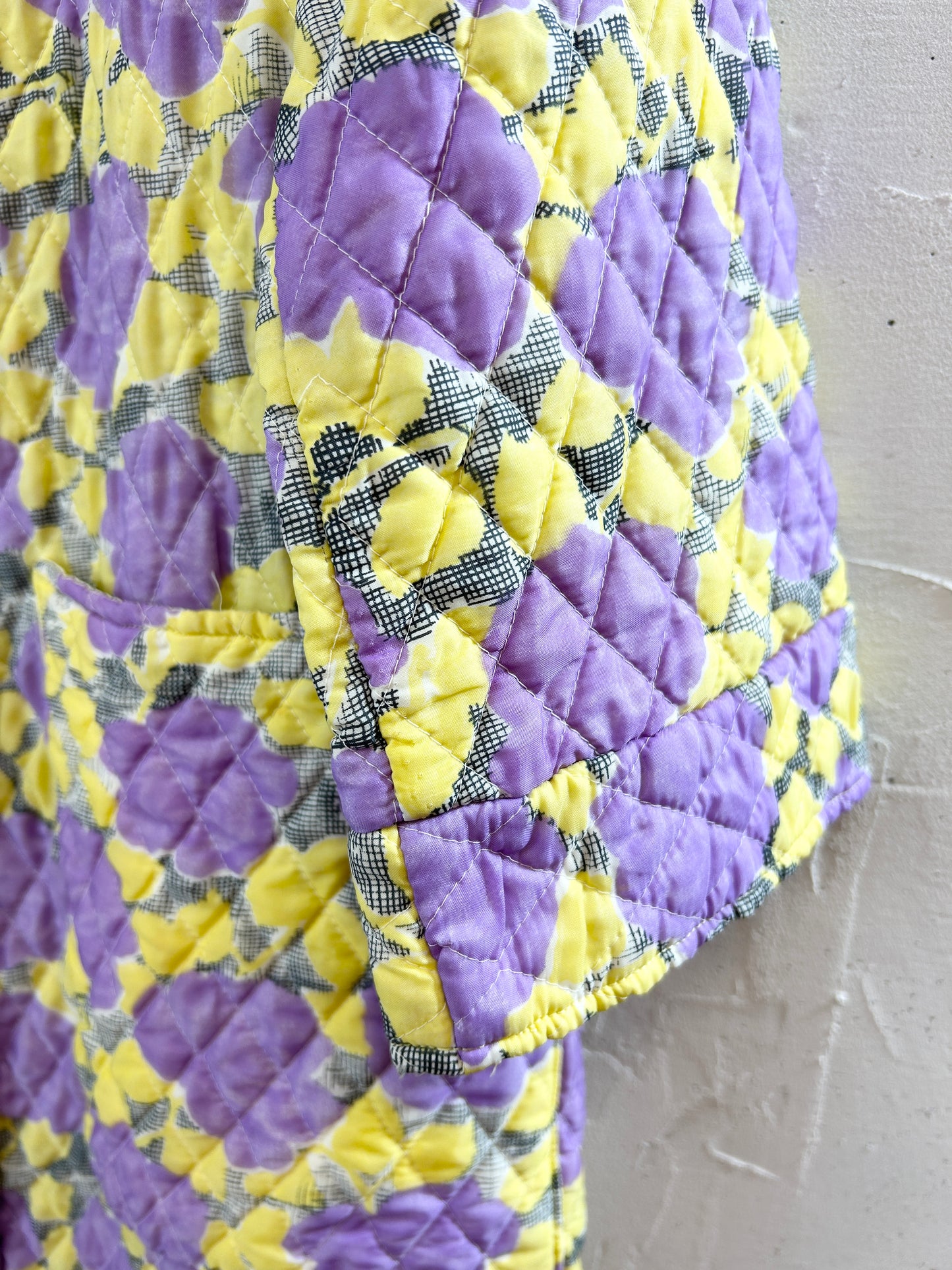 ’60s Vintage Quilting Gown [I30304]