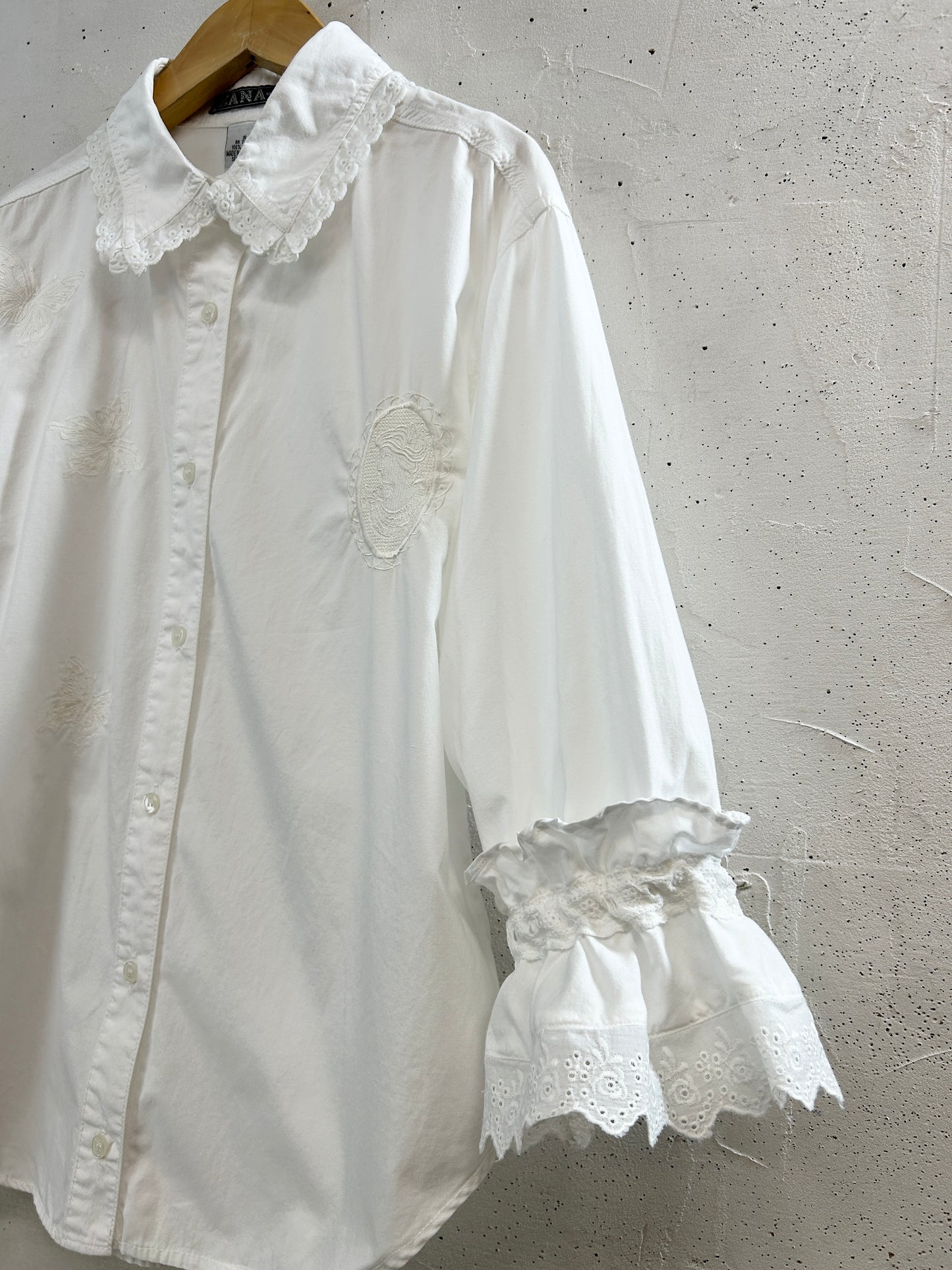 Vintage White Blouse [H33458]