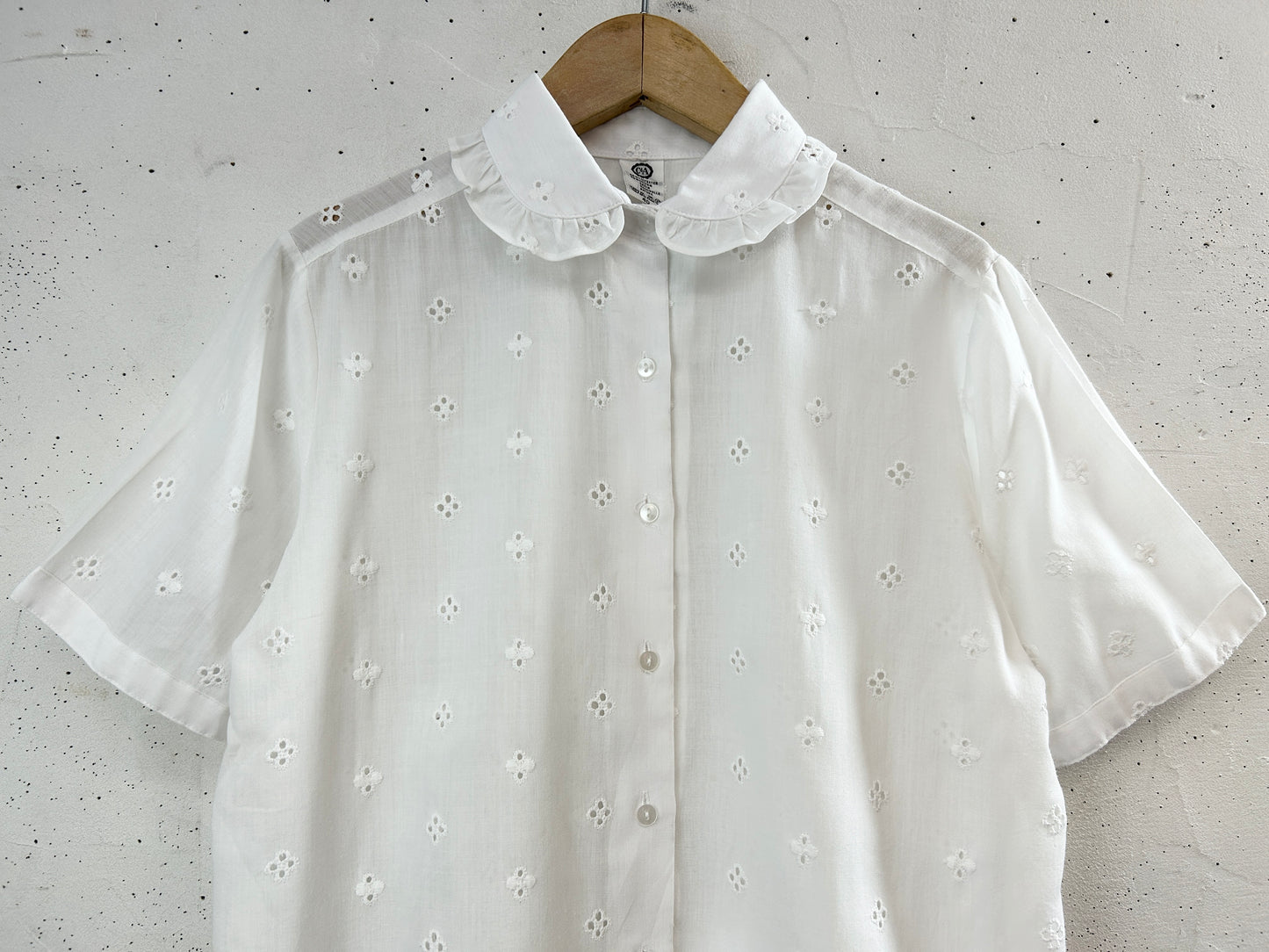 Vintage White Blouse [H33319]