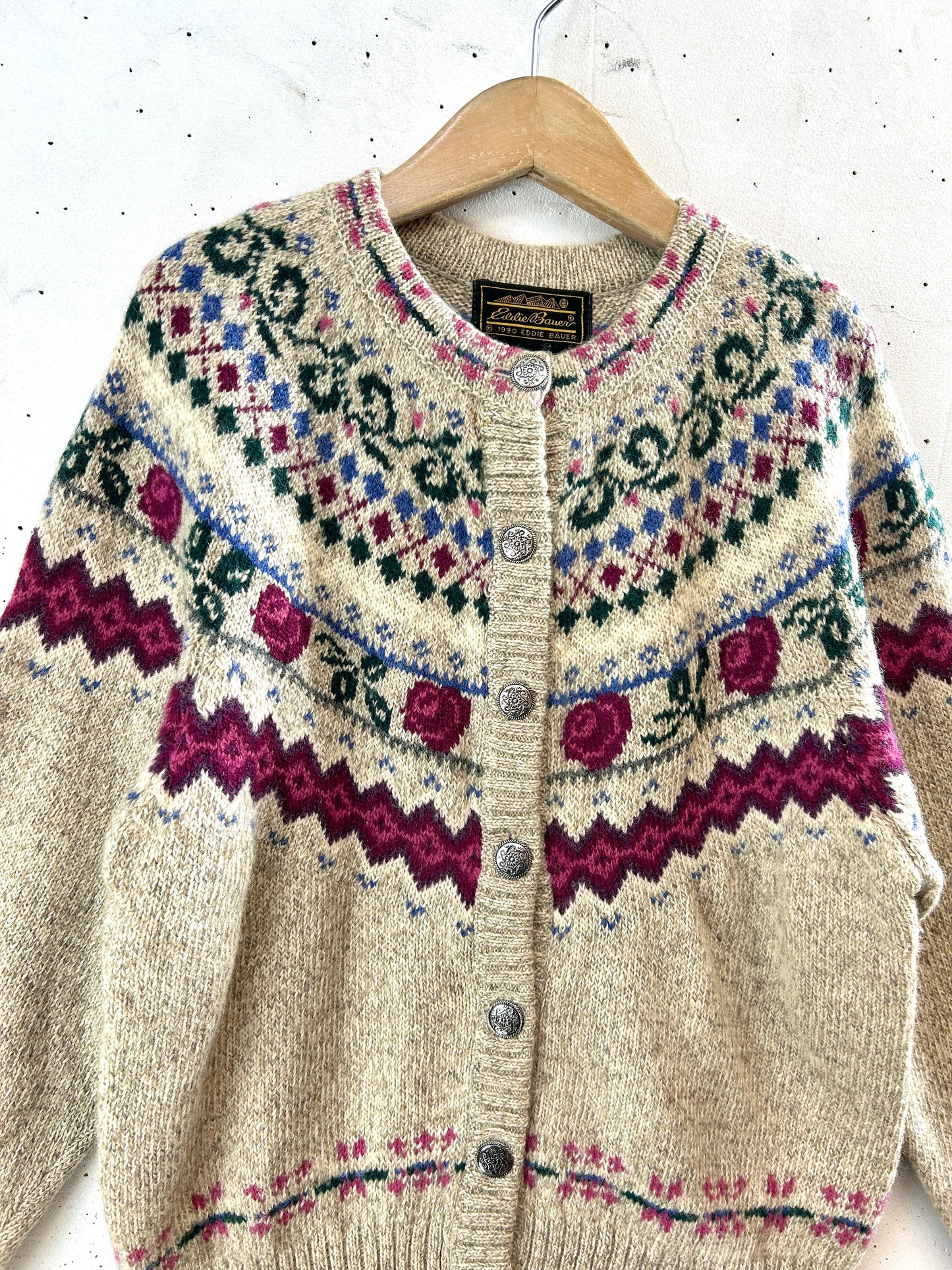 Vintage Knit Cardigan ~Eddie Bauer~[K30721]