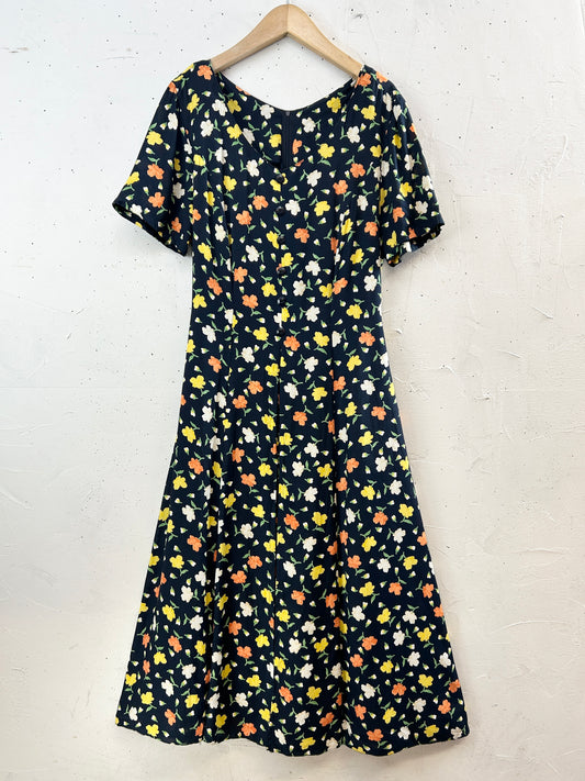 Vintage Flower Dress [H30802]