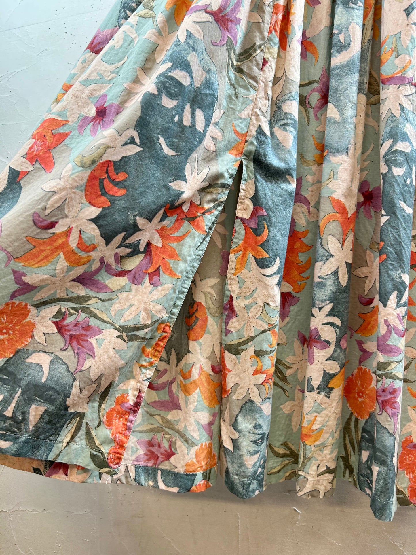 Vintage Cotton Dress MADE IN GERMANY [F30549]