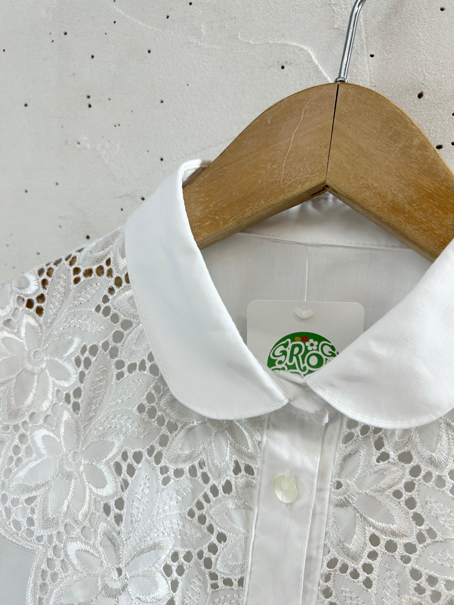 Vintage White Blouse [H33354]