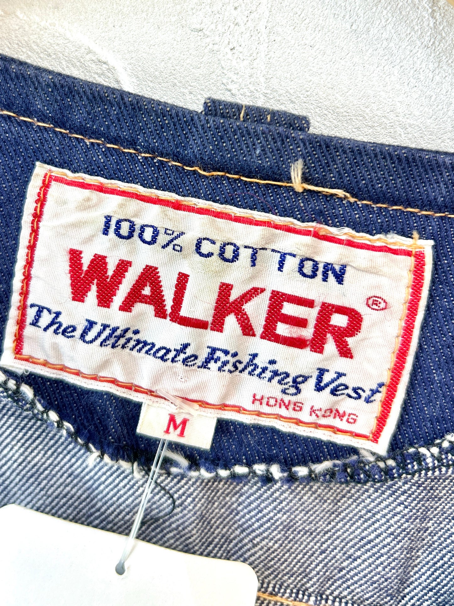 Vintage Denim Fishing Vest [K30742]