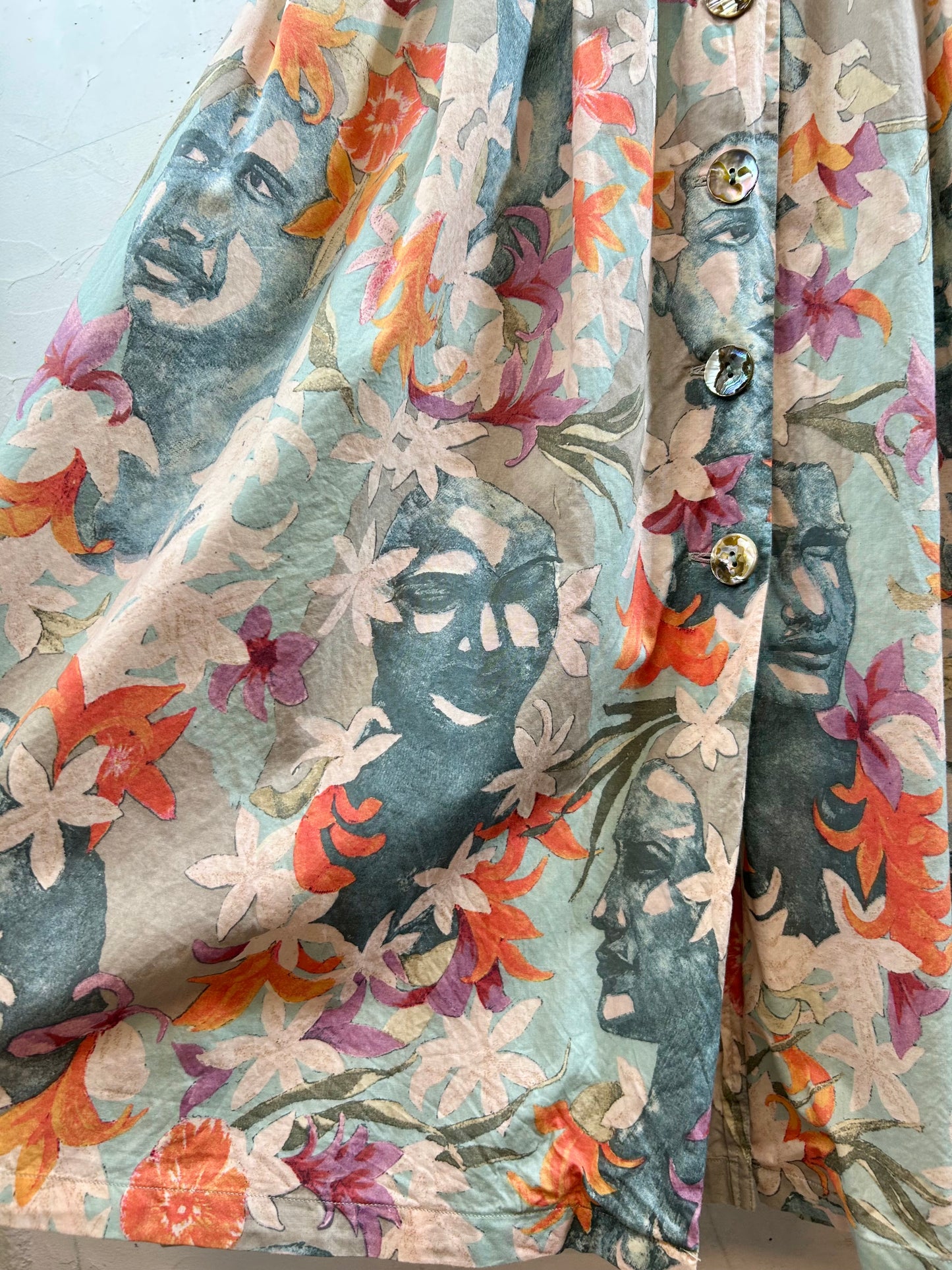 Vintage Cotton Dress MADE IN GERMANY [F30549]