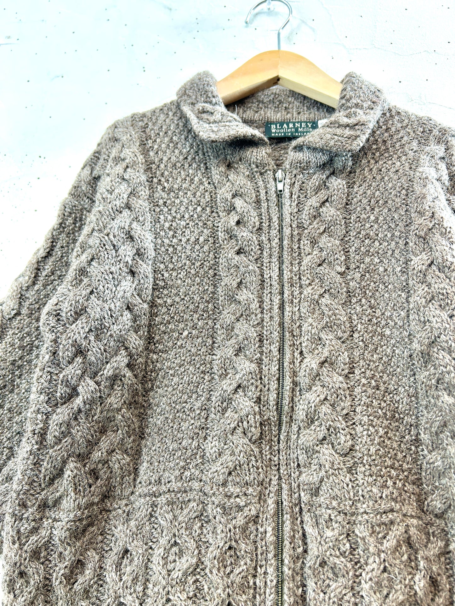 Vintage Knit Cardigan MADE IN IRELAND [K30885]