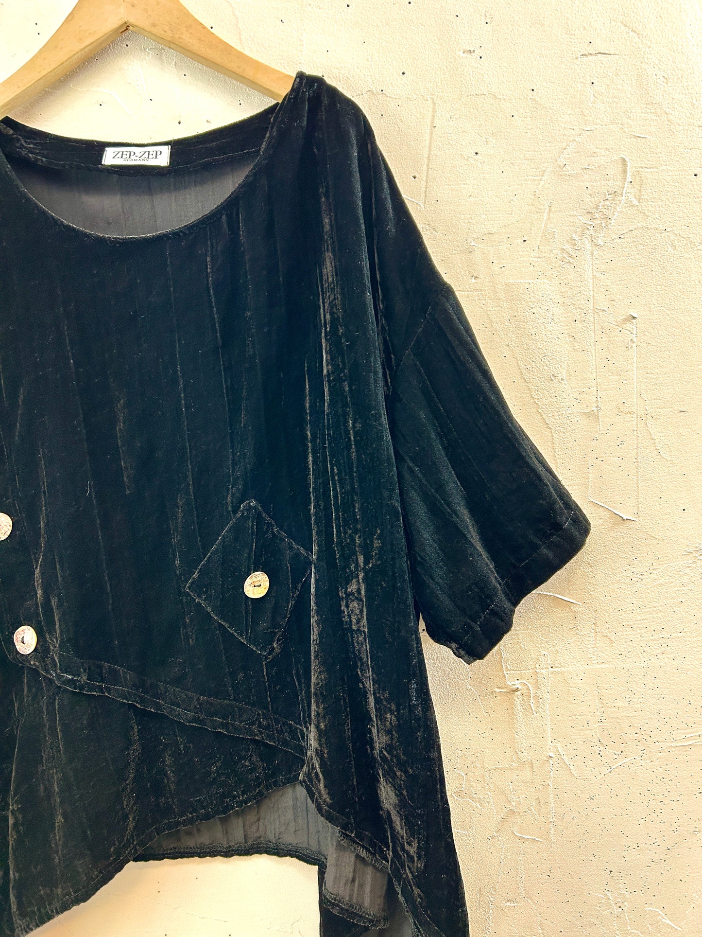 Vintage Velour Tops [K30688]