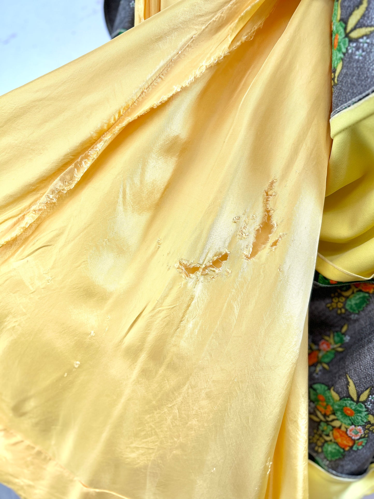 '70sVintage Escargot Patchwork Skirt [G32919]