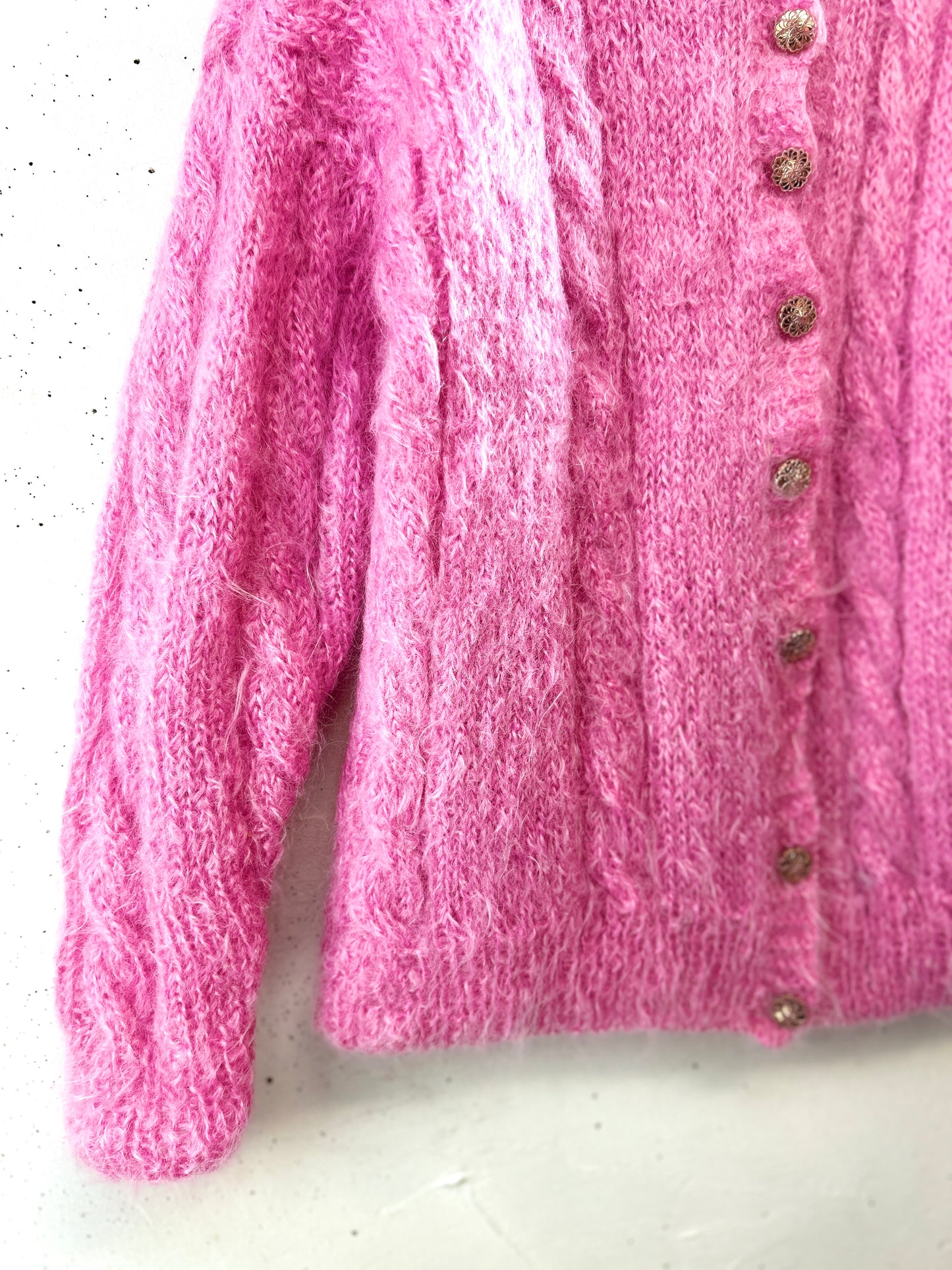Vintage Mohair Knit Cardigan [K30739]