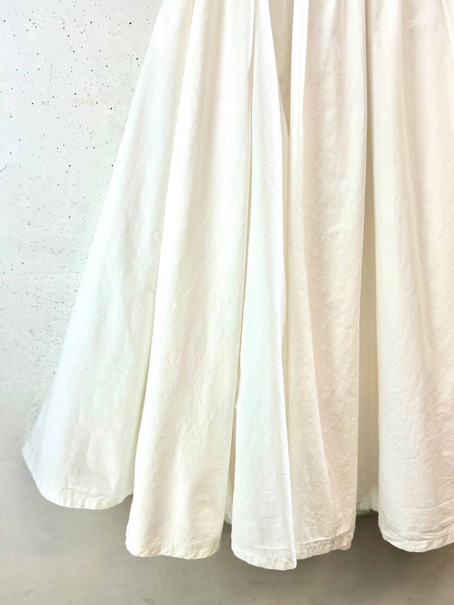 Vintage White Skirt MADE IN FRANCE [K30911]