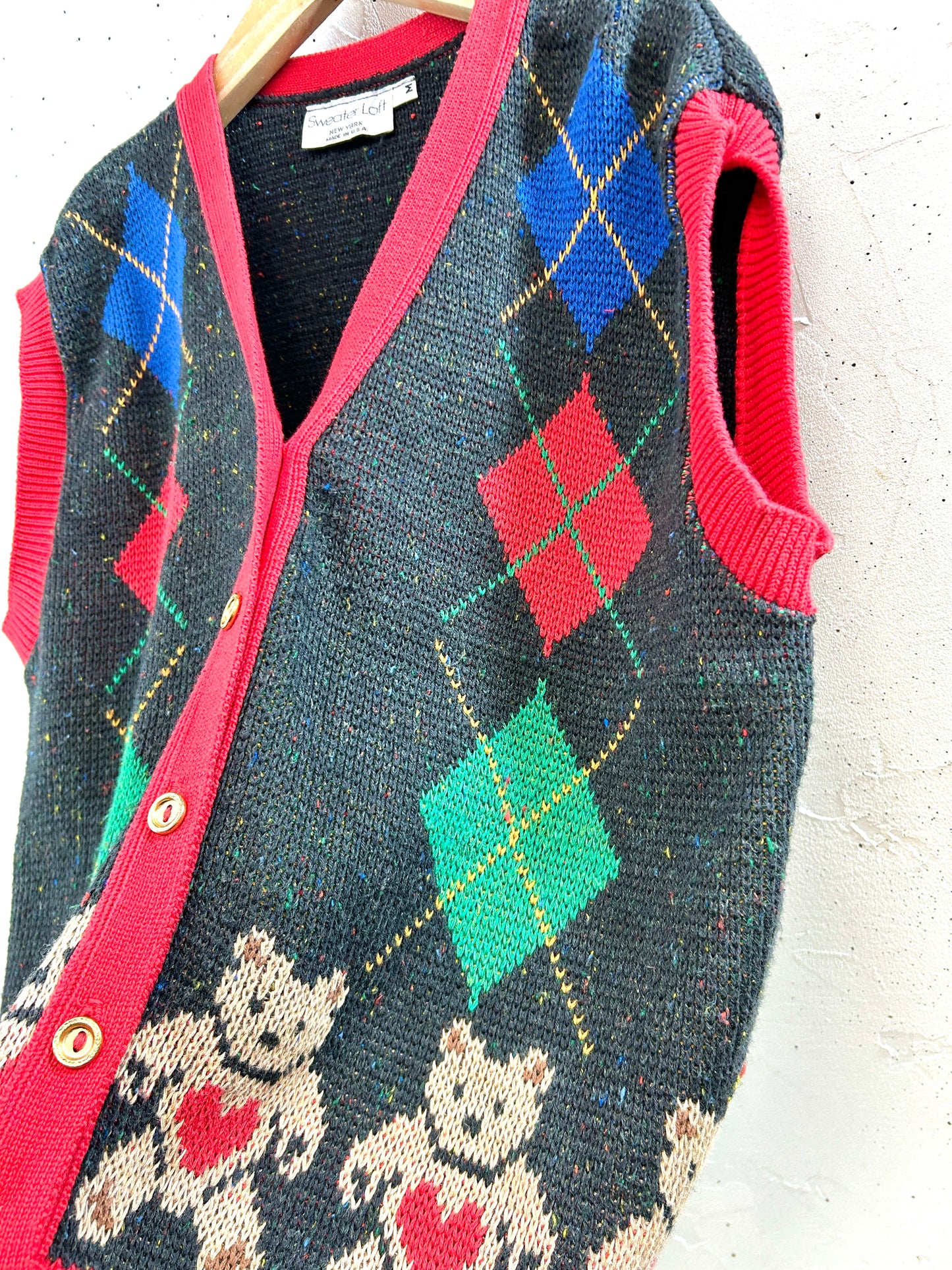 Vintage Knit Vest [B31669]