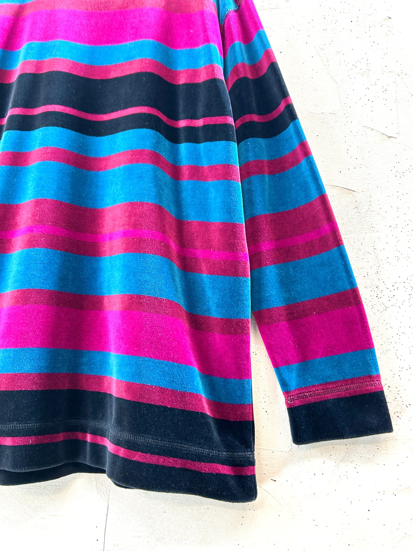 Vintage Velours Tops [K30880]