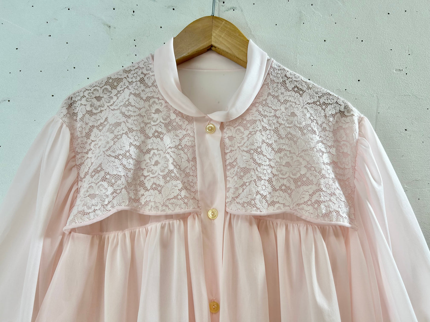 ’70s Vintage Lingerie Short Gown [G30673]