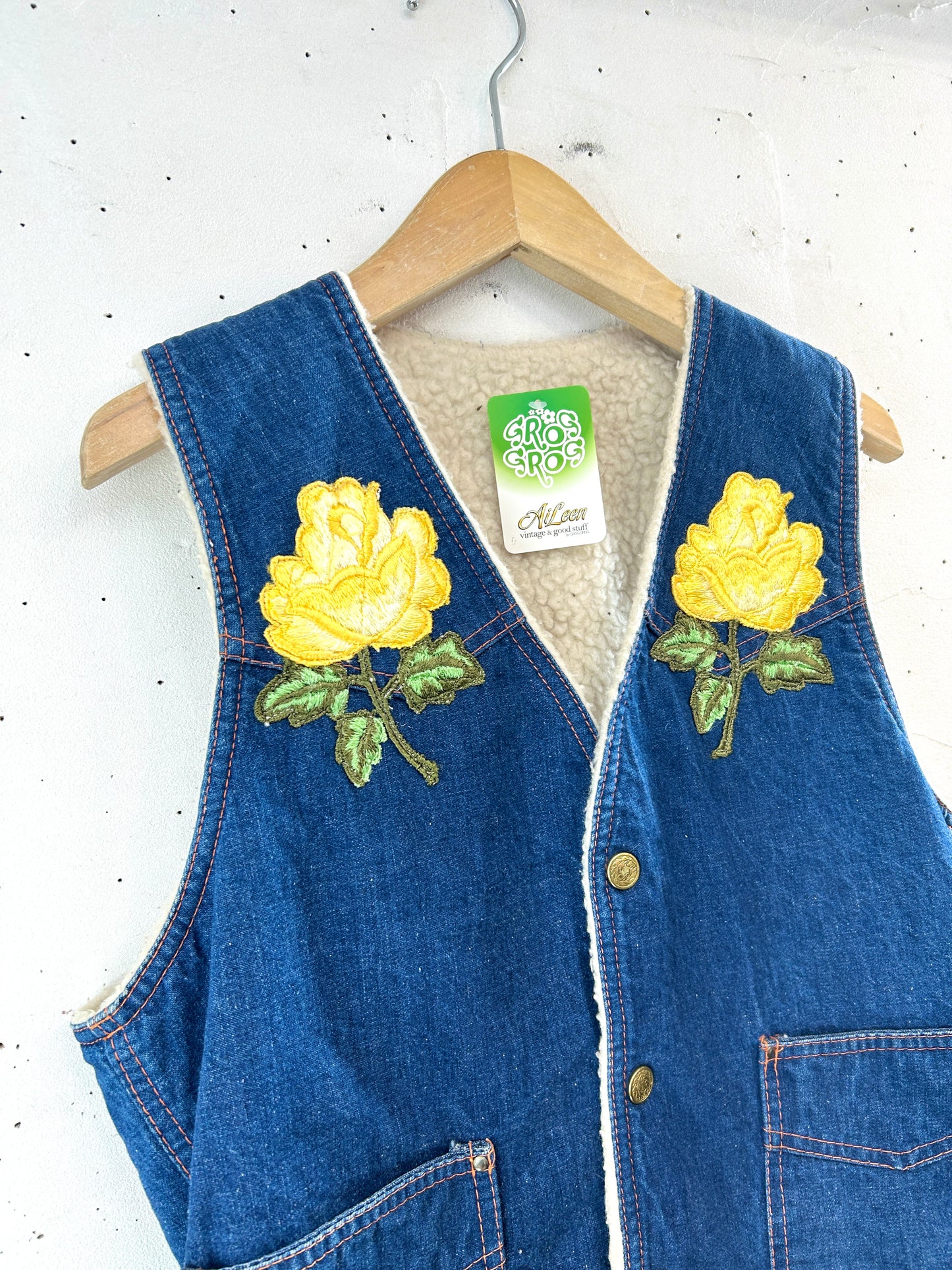 Vintage Boa Vest [D32063]