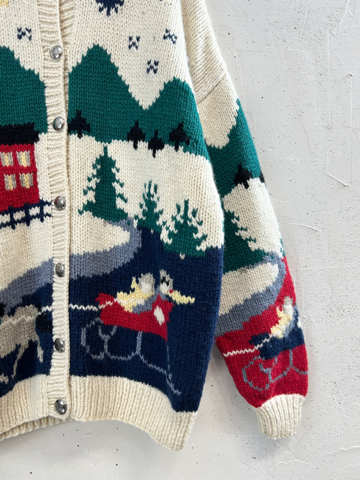 Vintage Knit Cardigan 〜Eddie Bauer〜 [J32440]