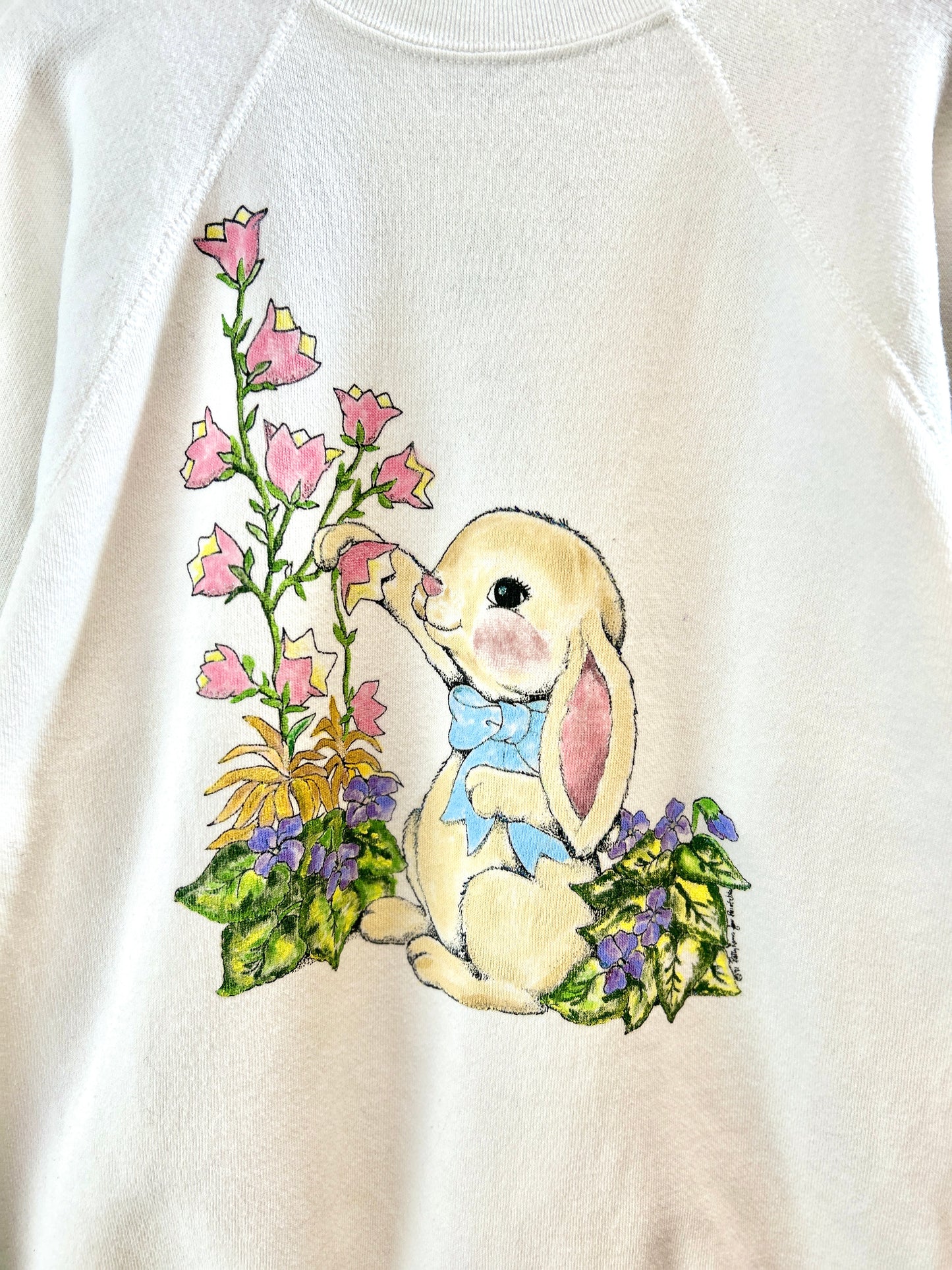 Vintage Hand Painted Sweat 〜Tultex〜 MADE IN USA [K30903]