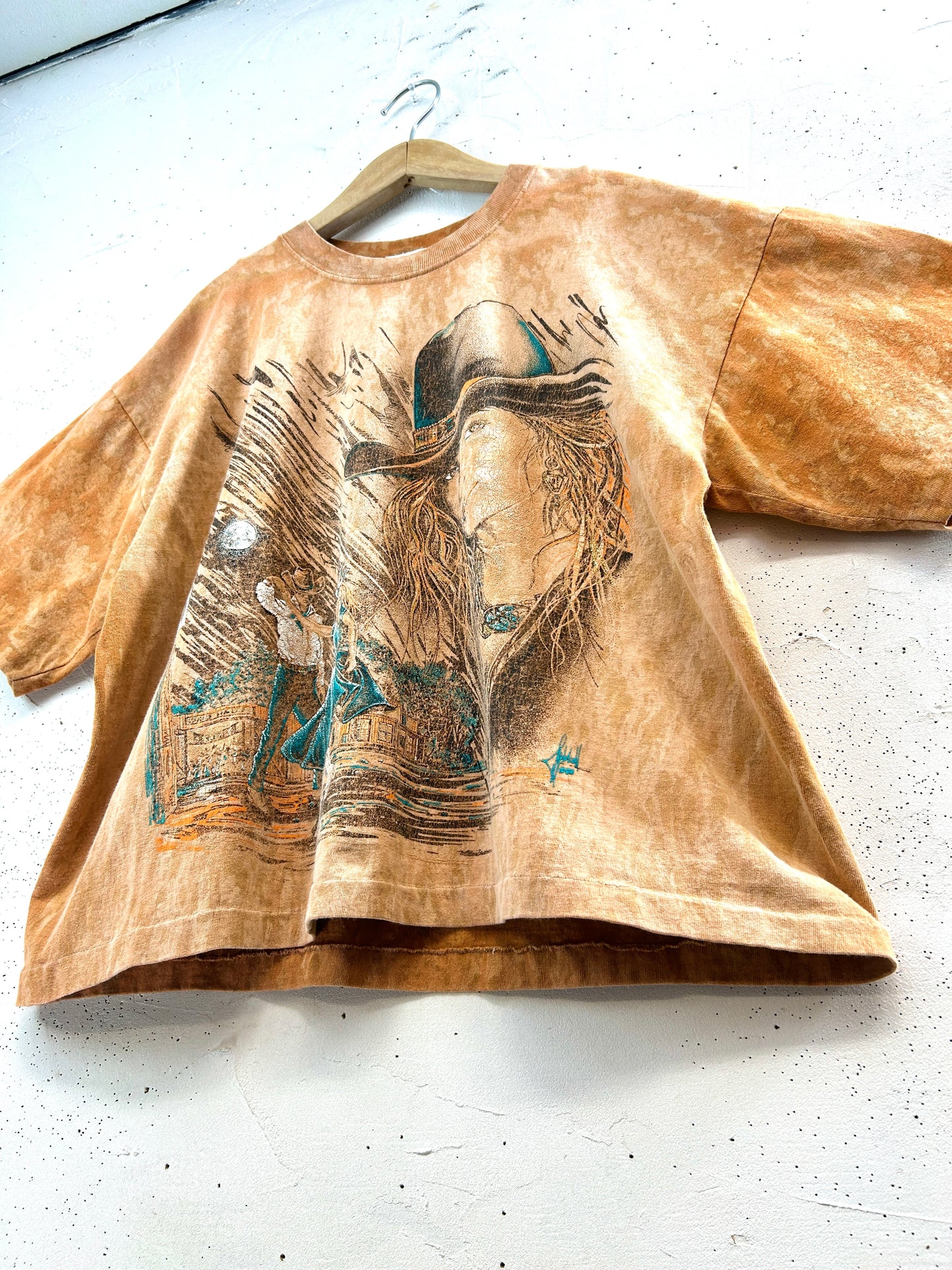 '90s Vintage T-Shirt MADE IN USA  [E32377]