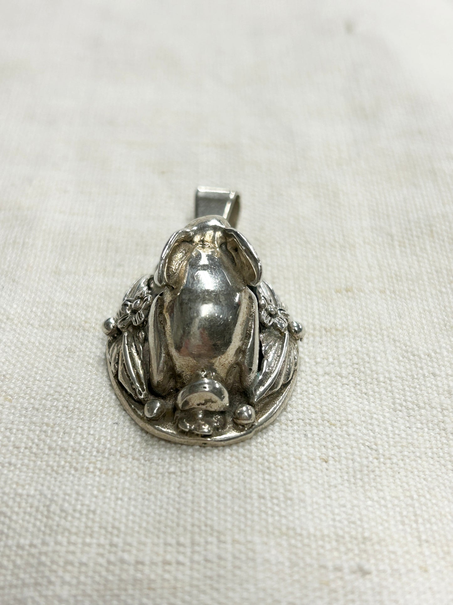 Vintage 925 Silver MEXICO Pendant Top [I30366]