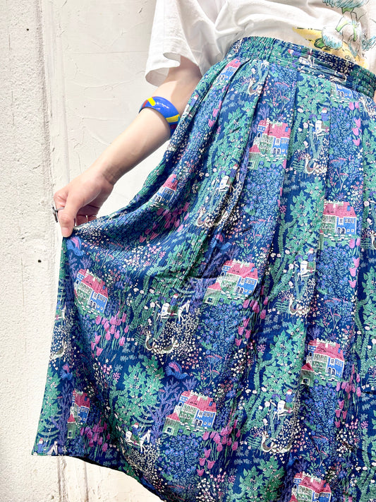 Vintage Flower Skirt 〜YOUR Sixth Sense〜 [G24664]