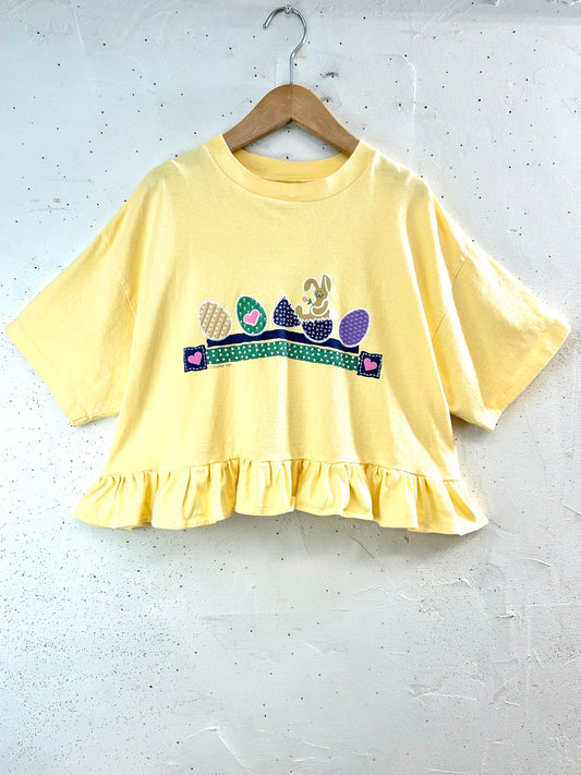 Vintage T Shirt 〜Funny dot CRAZY〜 [F32751]