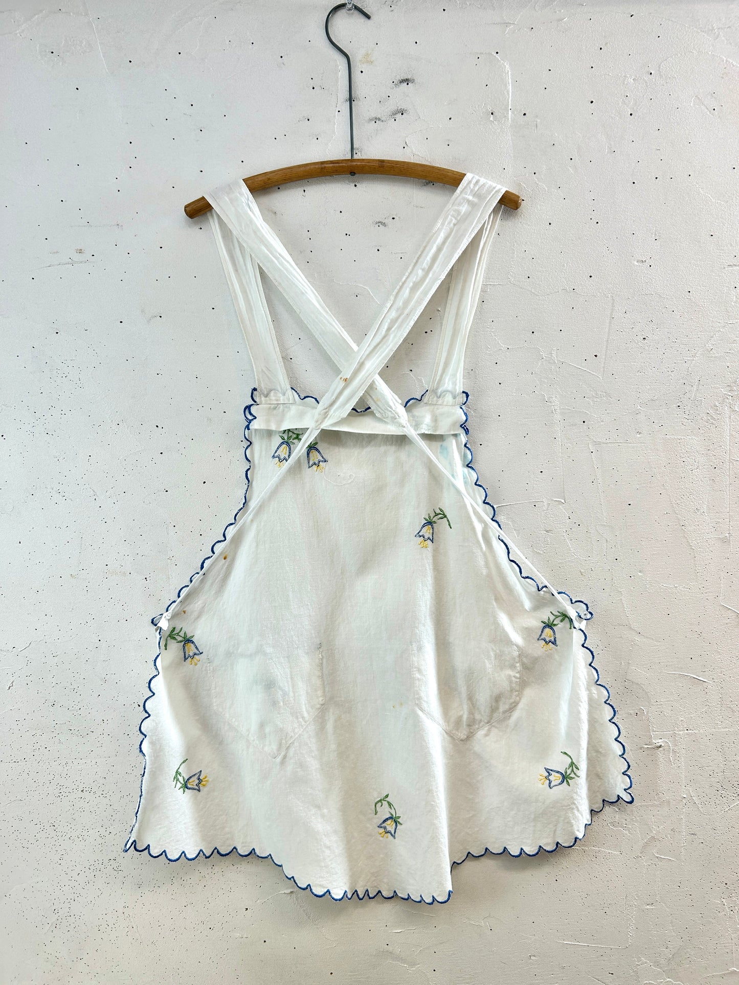 Vintage Embroidery Apron [F32683]