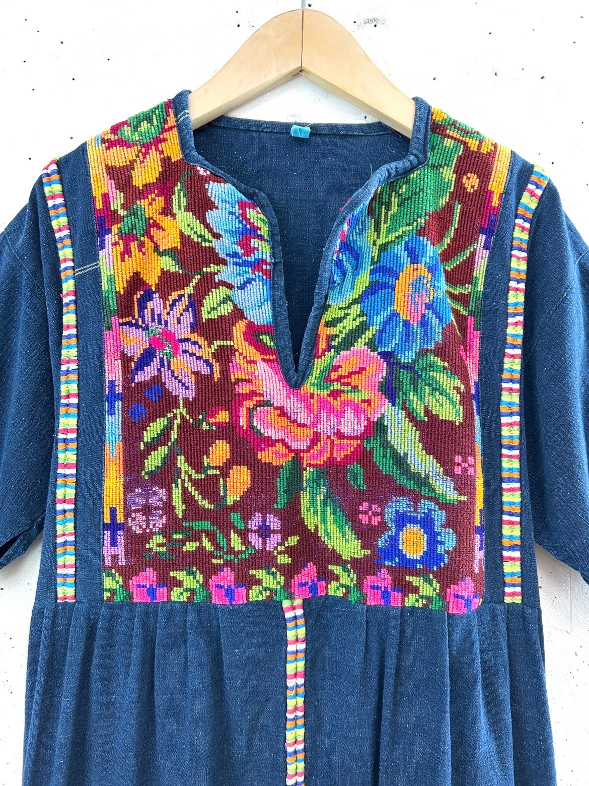 Vintage Guatemala Embroidery Dress[E32376]
