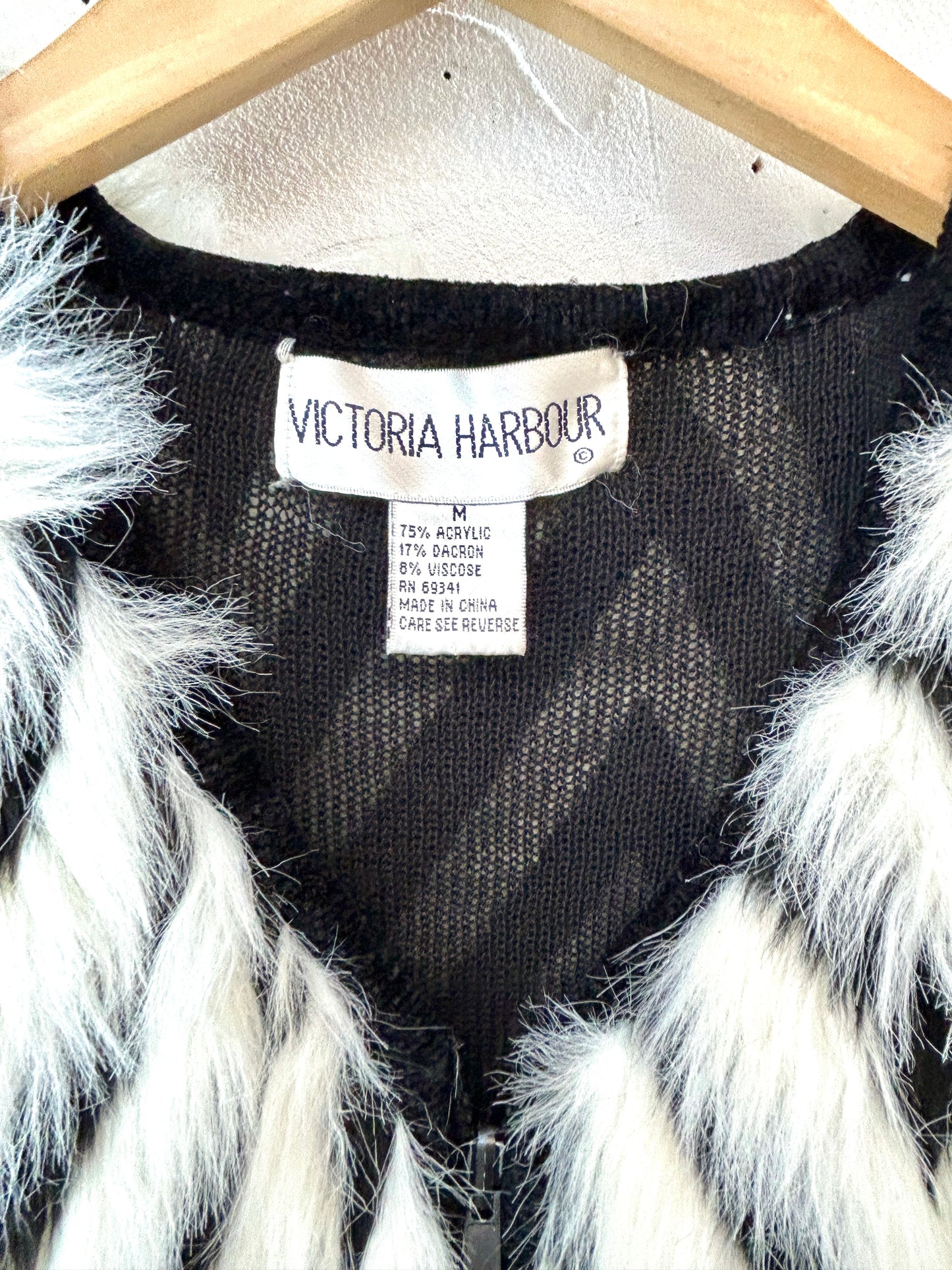 Vintage Eco Fur Vest  [K30851]