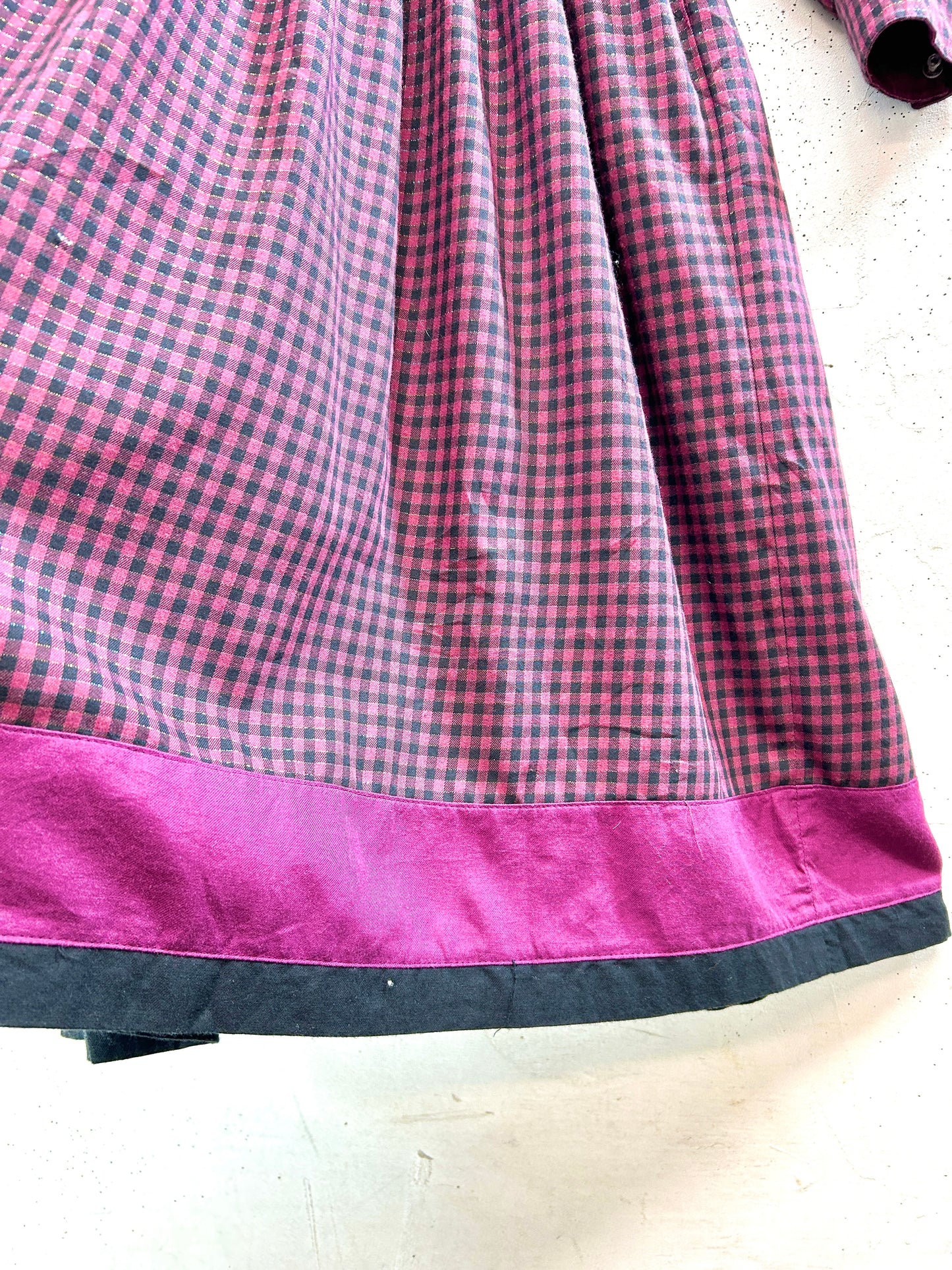’70s Vintage Frills Dress [A31457]