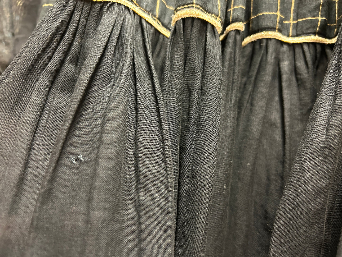 Vintage Black Dress [H30952]