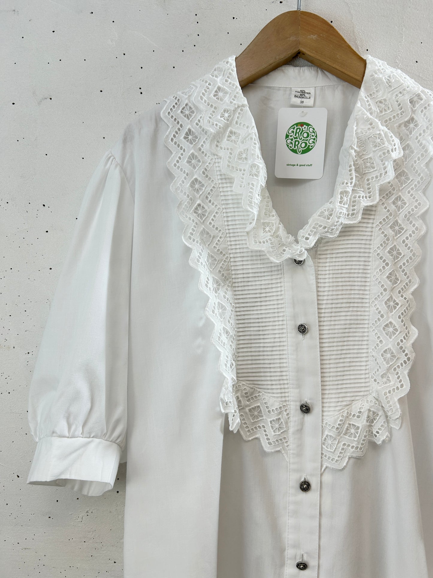 Vintage White Blouse [H30787]