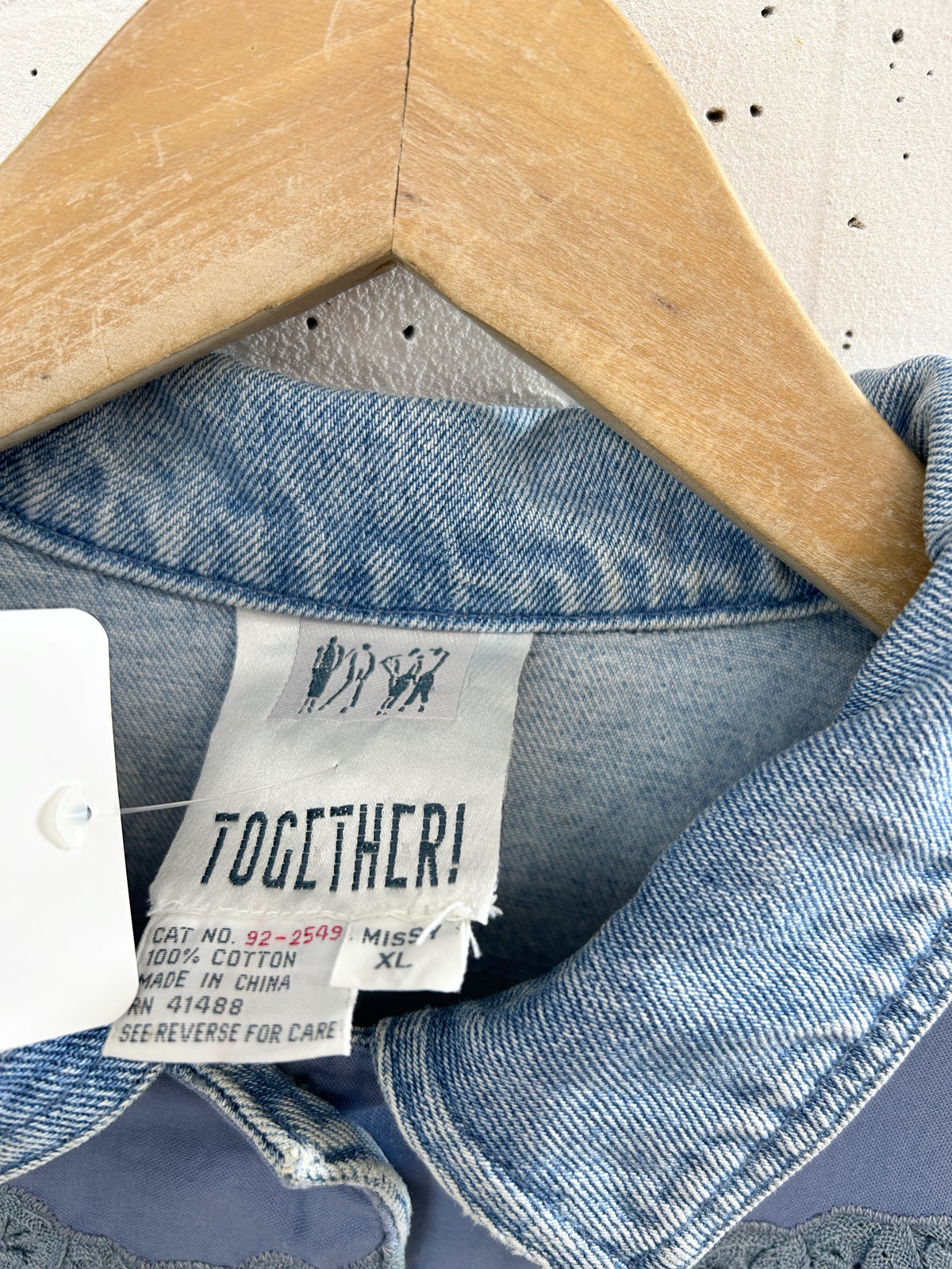 Vintage Denim Jacket 〜Together〜 [I33937]