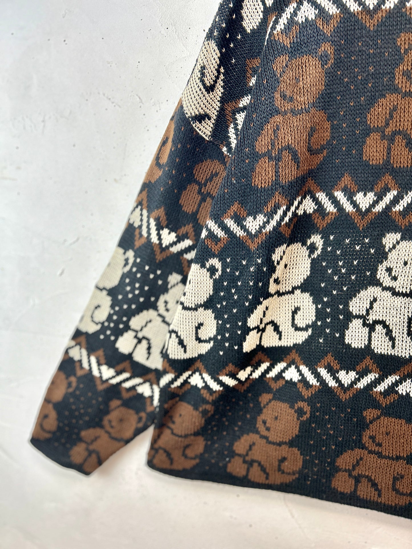 Vintage Fancy Knit Sweater 〜SEPARATE ISSUE〜 Made in USA [K30834]