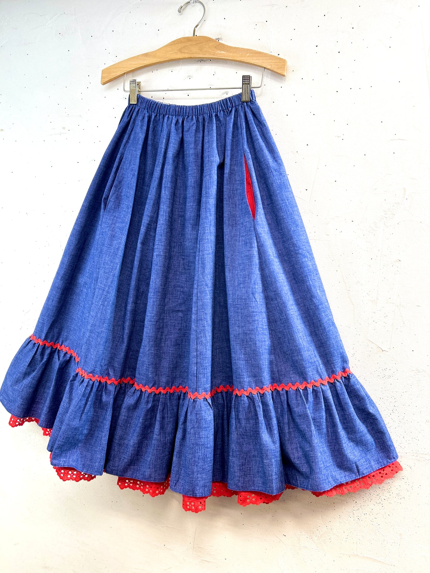’70s Vintage Skirt 〜carefree fashions〜 [B31622]