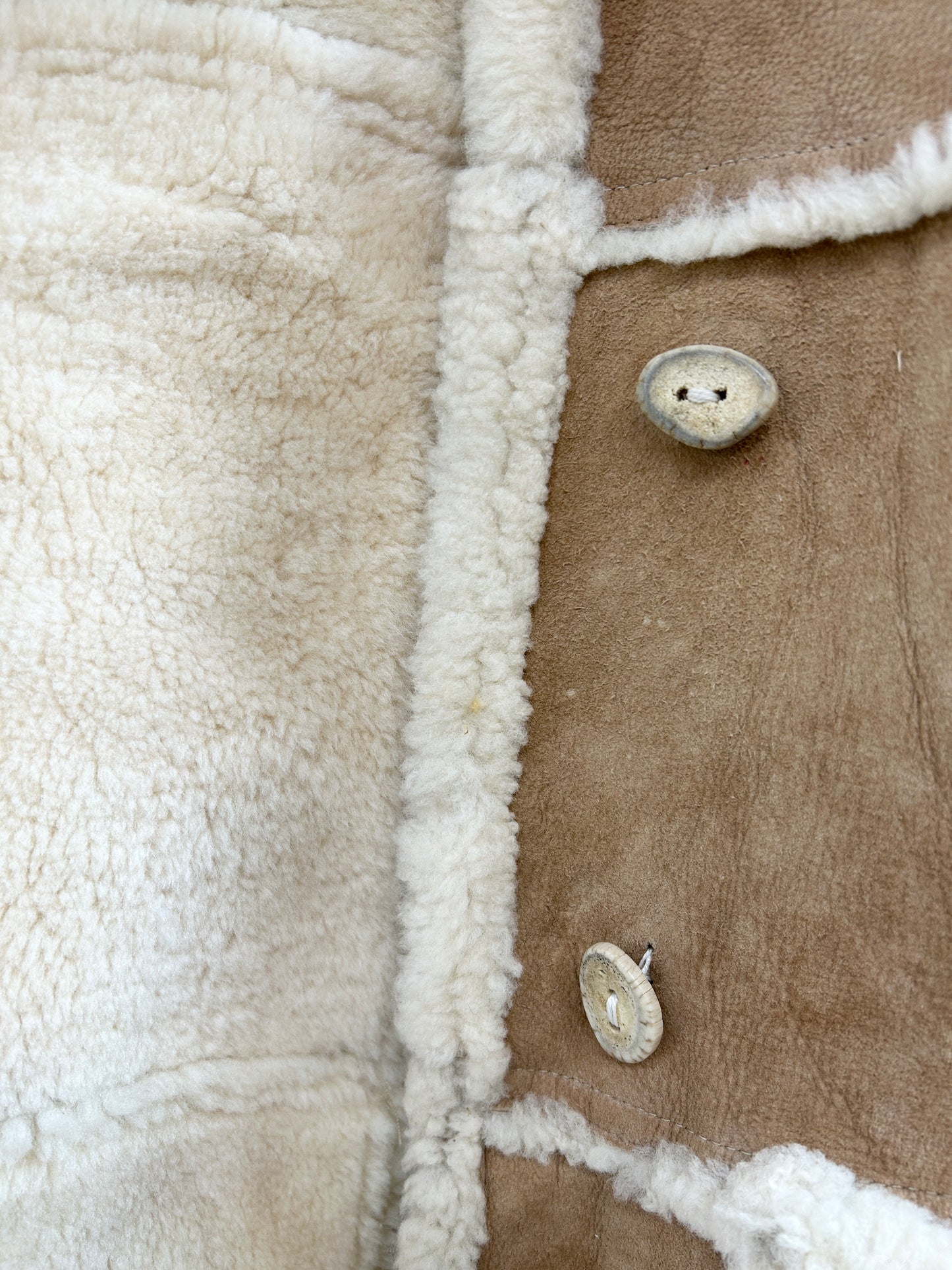 Vintage Mouton Coat [L31114]