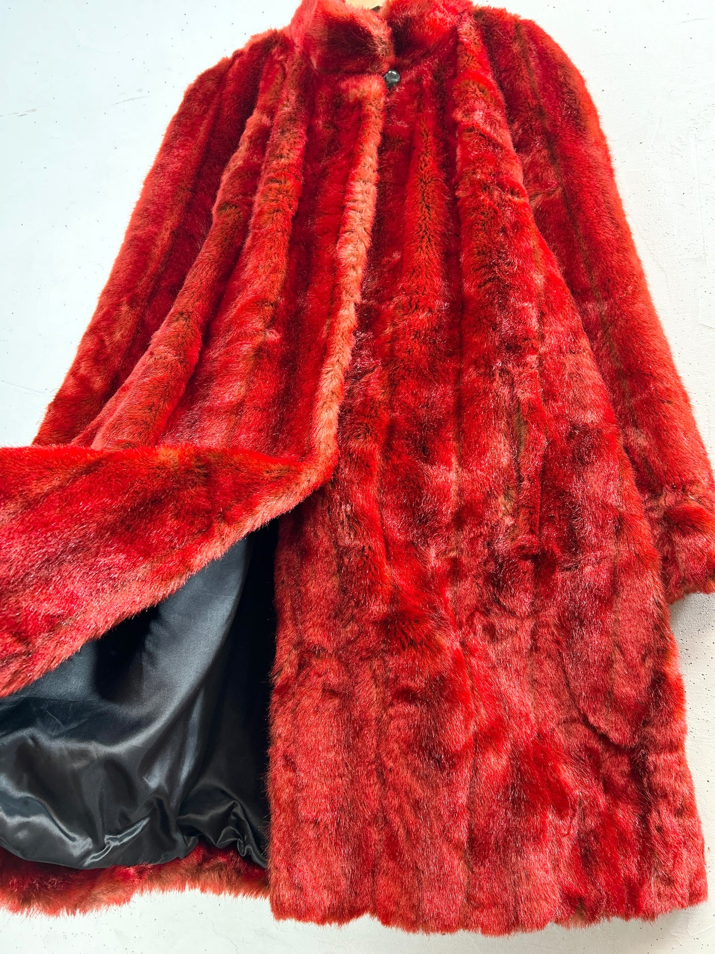 Vintage Eco Fur Coat [A31197]