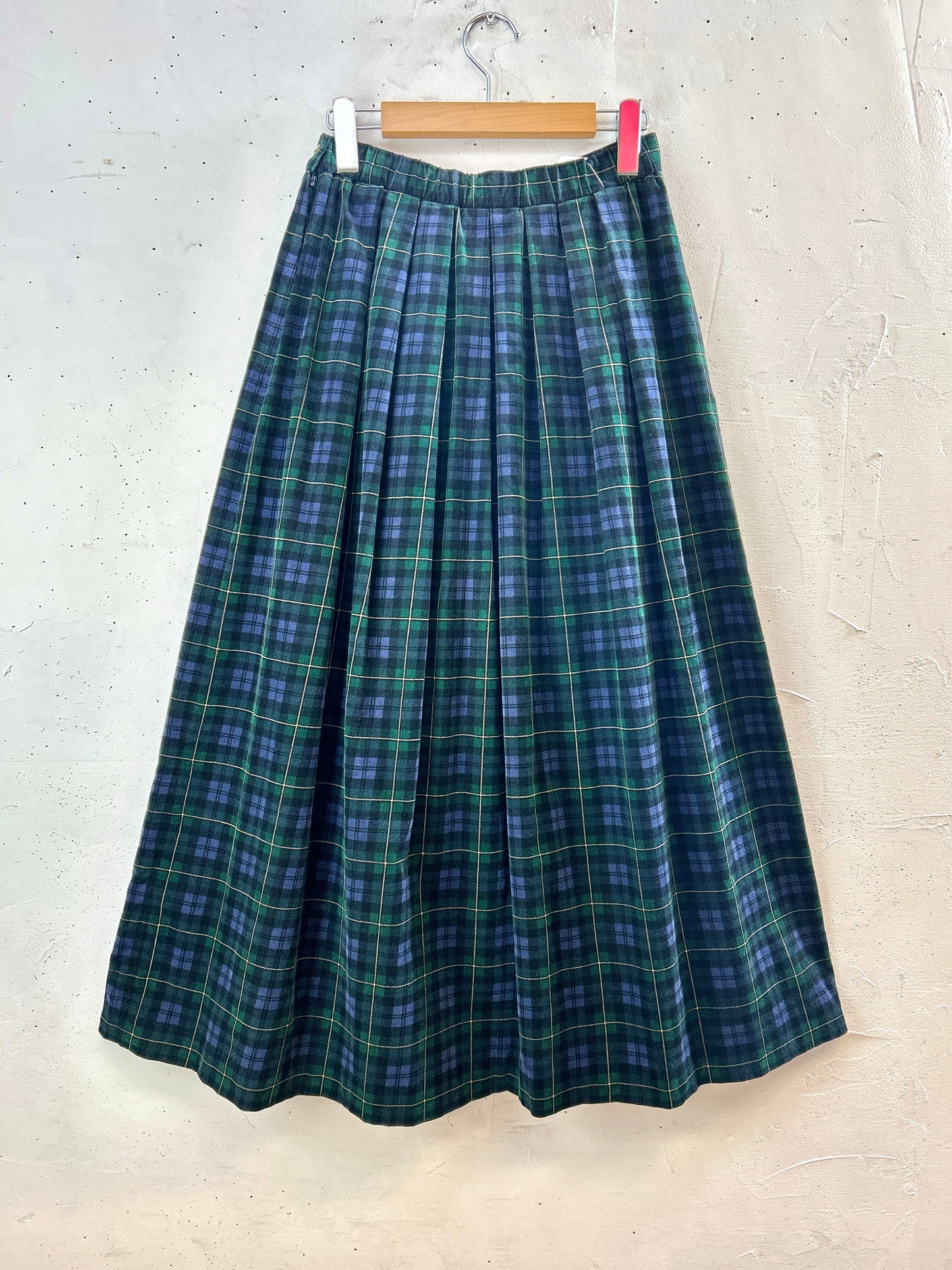 Vintage Plaid Skirt 〜SUSAN BRISTOL〜MADE INCANADA  [J30436]
