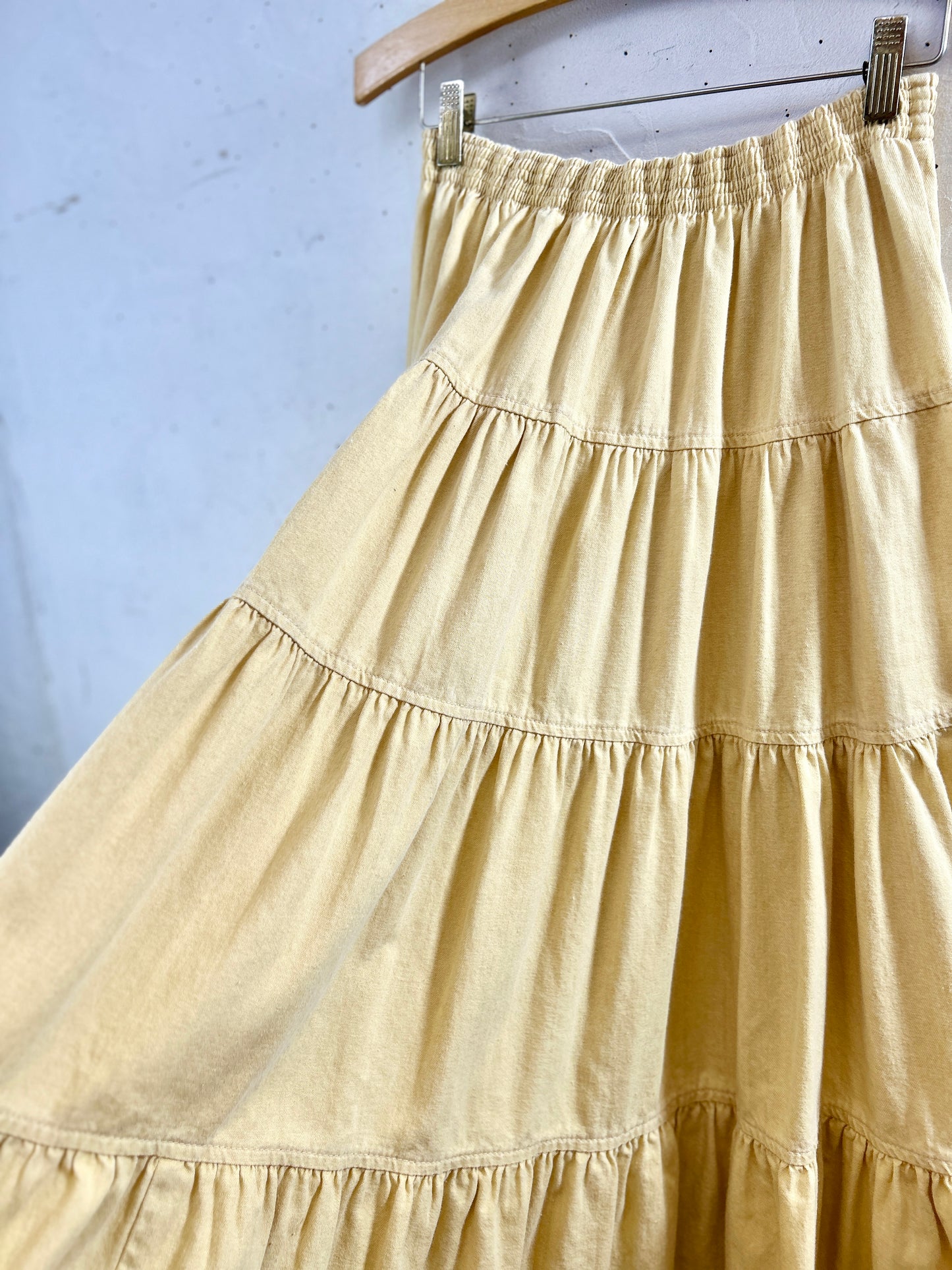 Vintage Tiered Skirt MADE IN USA [I30347]