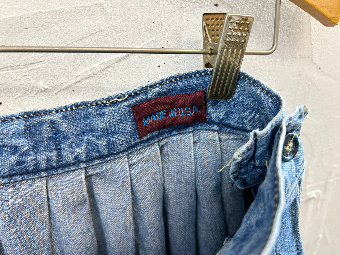 Vintage Denim Skirt 〜 MADE IN USA〜 [K30779]