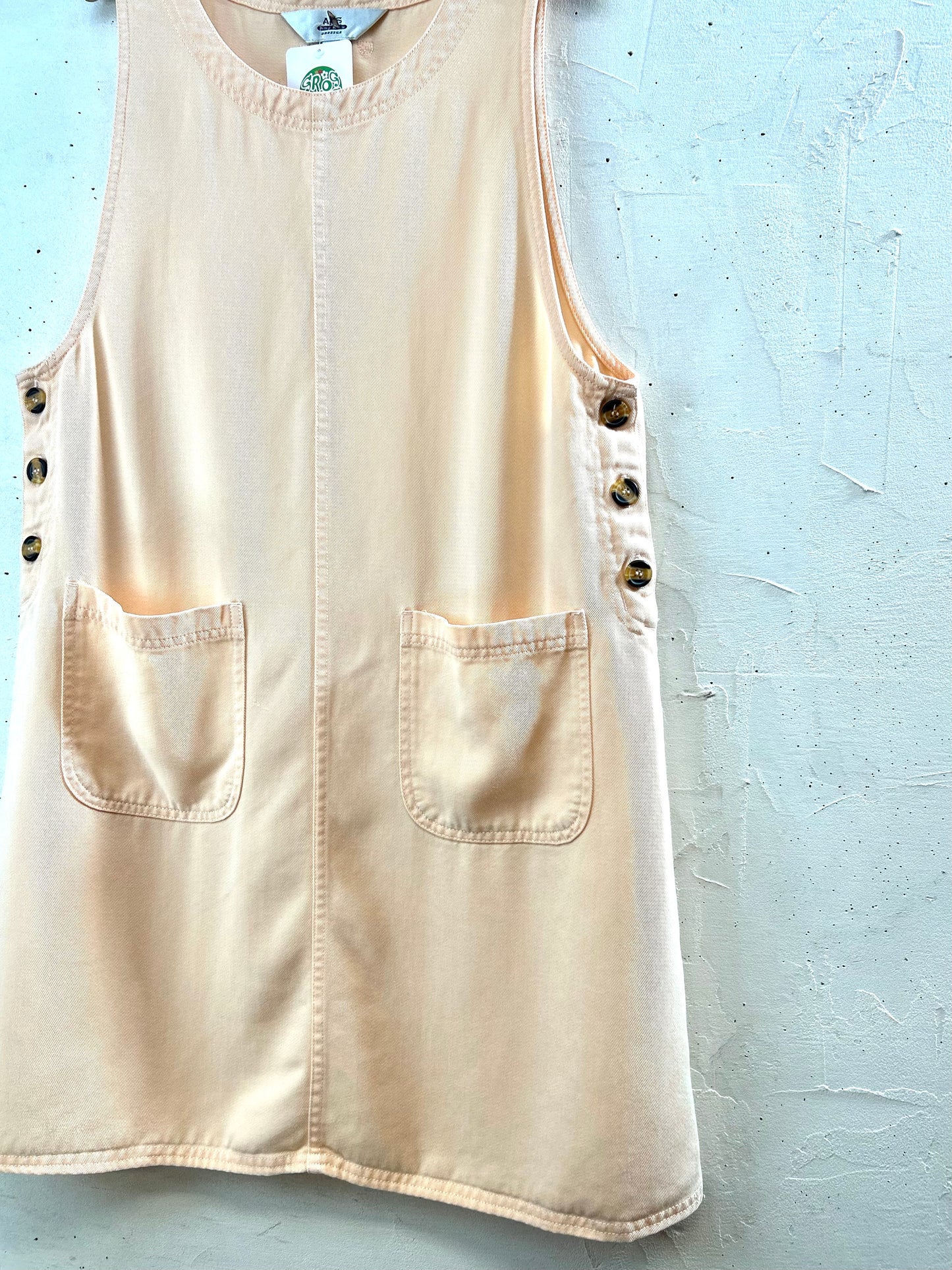 Vintage Denim Over Dress [F30507]