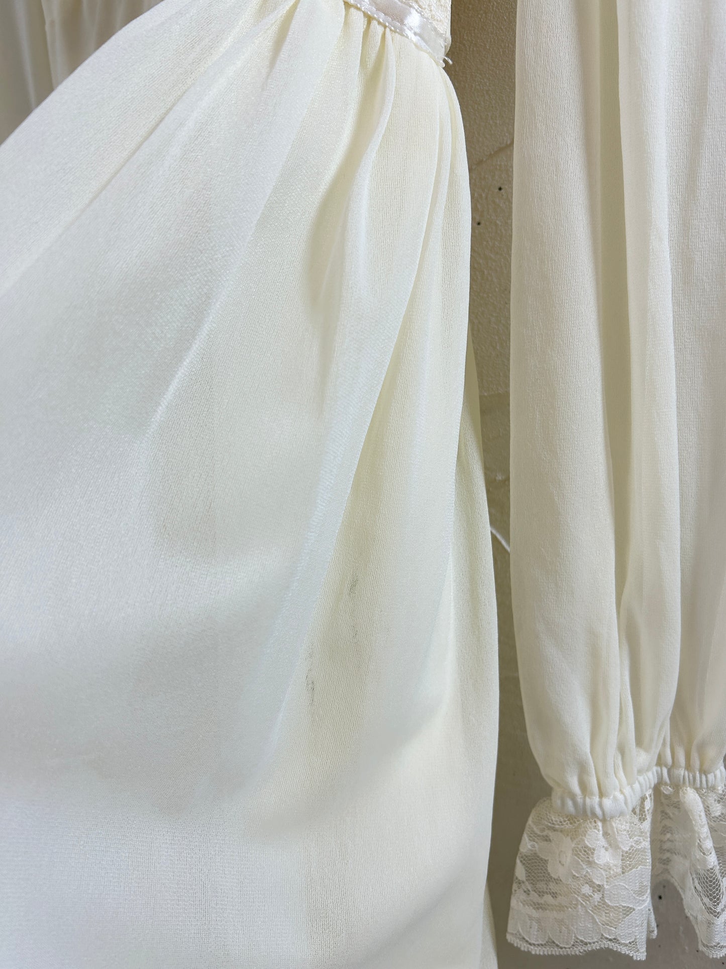 Vintage White Lace Dress [K30816]