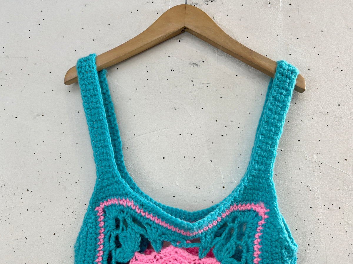 Vintage Granny Square Vest [I33769]