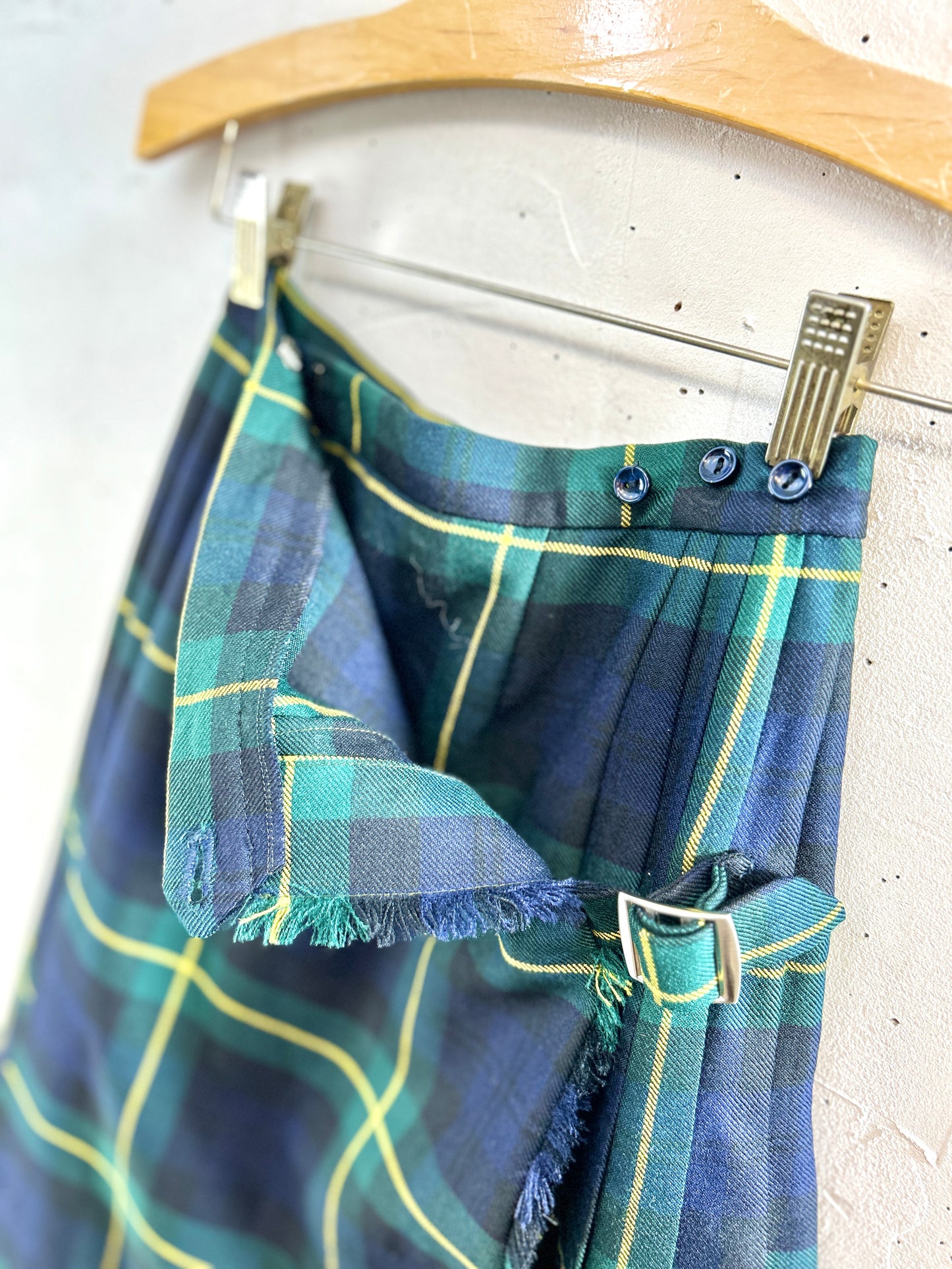 Vintage Plaid Skirt [K30767]